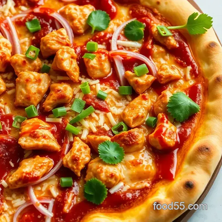 Sweet BBQ Chicken Delight Pizza