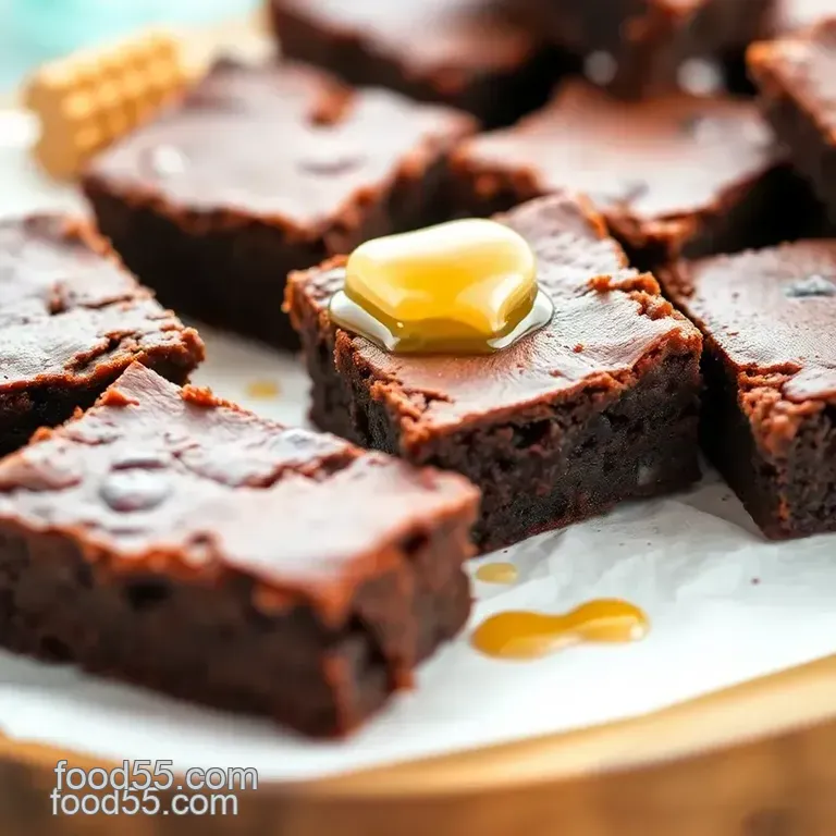 Fudgy Brownies with Honey - A Guilt-Free Delight! presentation