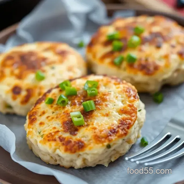Bake Chicken Patties with Flaky Puff Pastry
