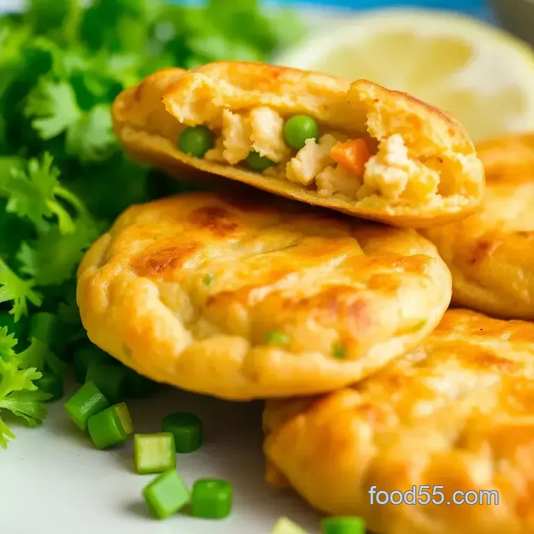 Bake Chicken Puff Patties - Quick & Tasty presentation