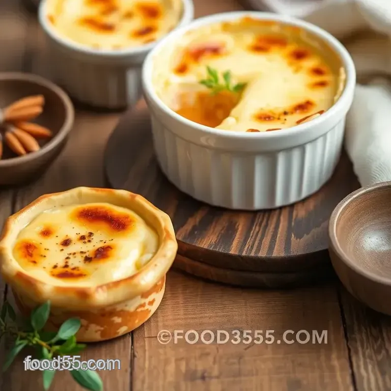 Bake Crab Brûlée with Creamy Custard presentation