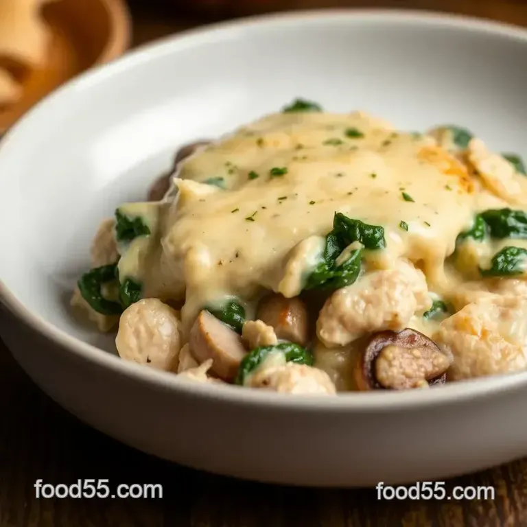 Bake Creamy Chicken in Flaky Pastry presentation