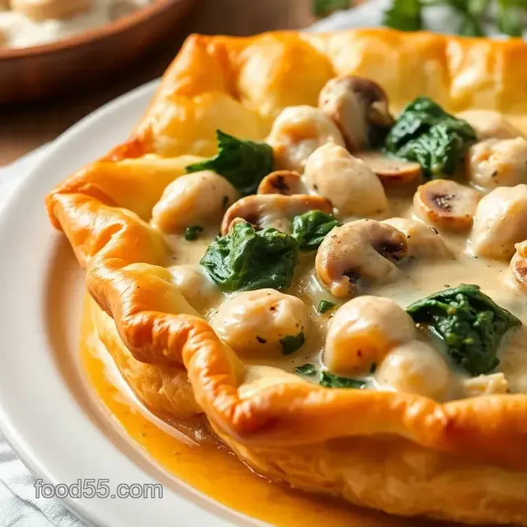 Bake Creamy Chicken in Flaky Pastry