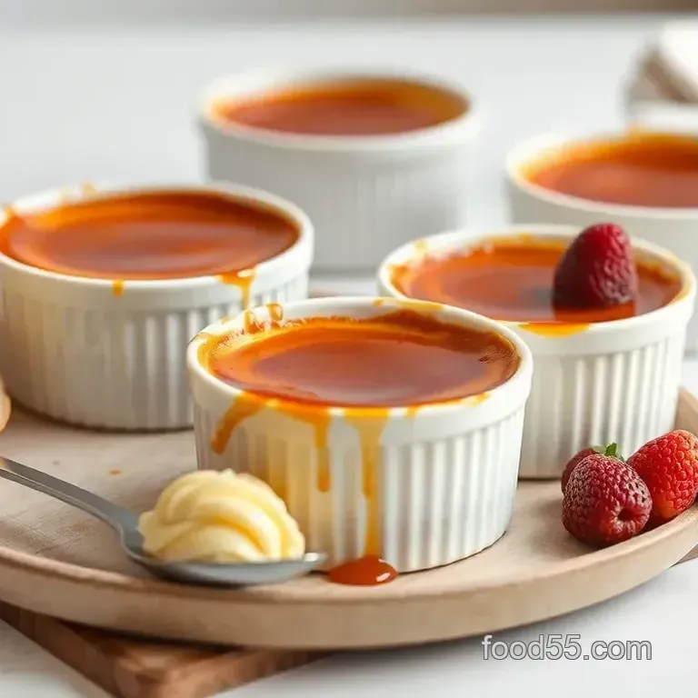 Irresistibly Creamy Crème Brûlée with Caramelized Sugar Top