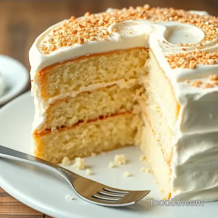 Heavenly Vanilla Layer Cake with Buttercream Frosting