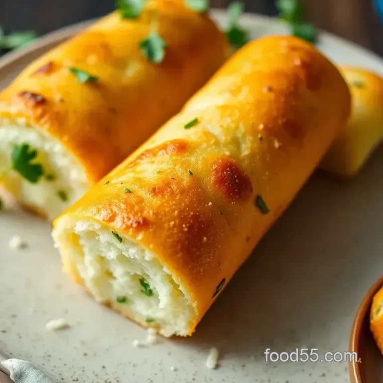 Bake Garlic Bread Cylinders