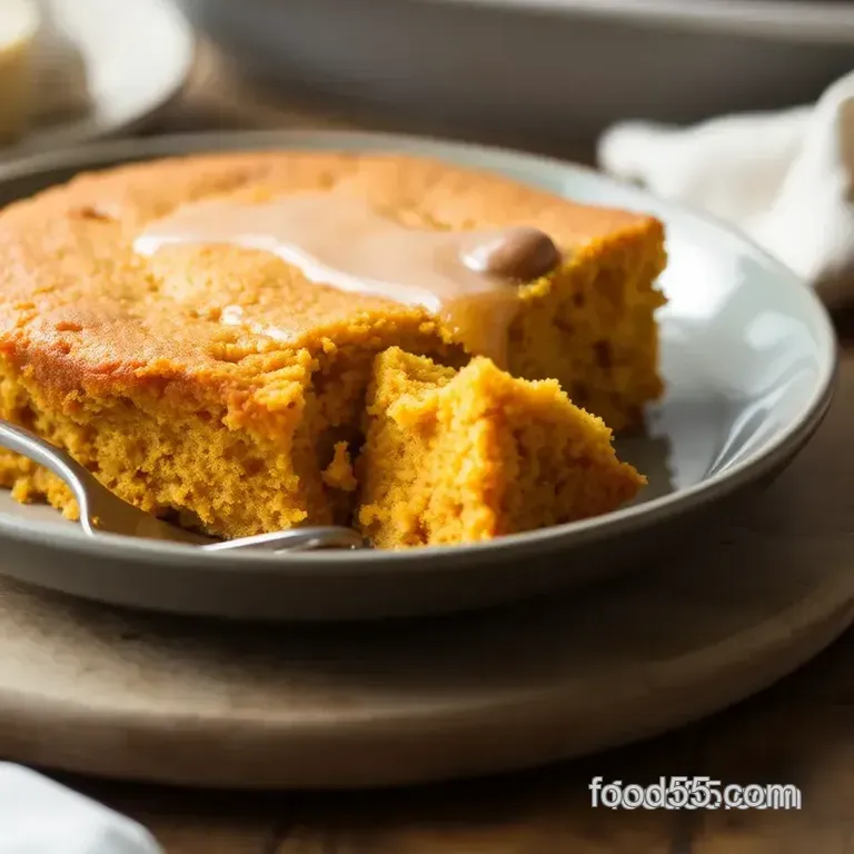 Delightful Vegan Butternut Squash Cake presentation