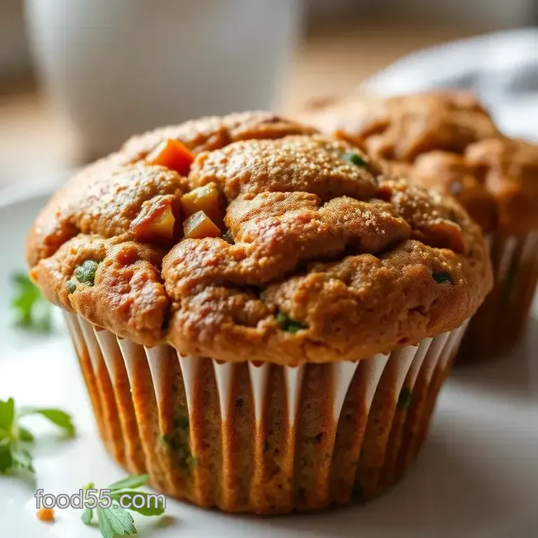 Happy Toddler Veggie Muffins presentation