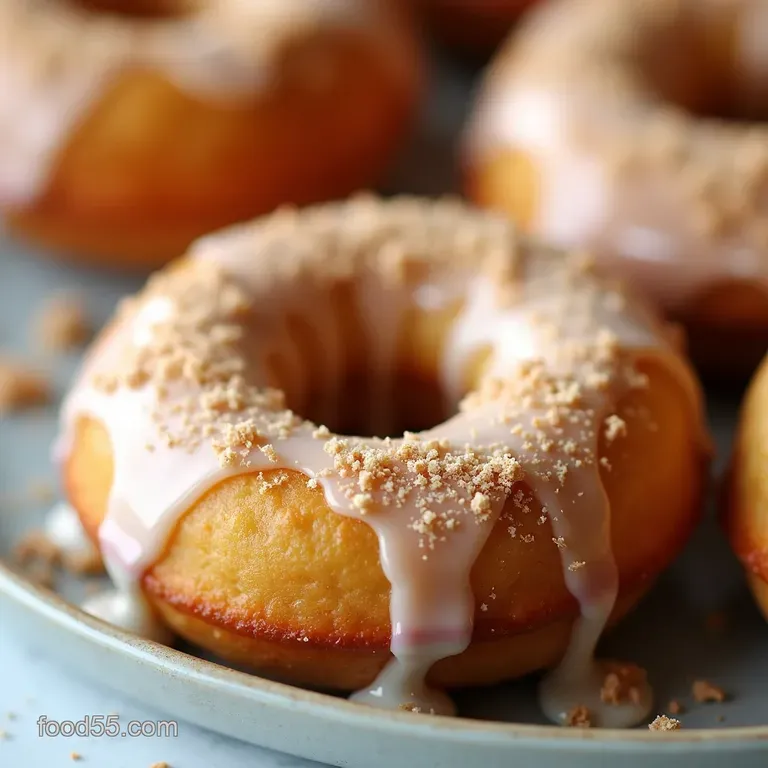 Easy DonutShaped Apple Snacks Baked Apple Donuts with CinnamonYogurt Glaze