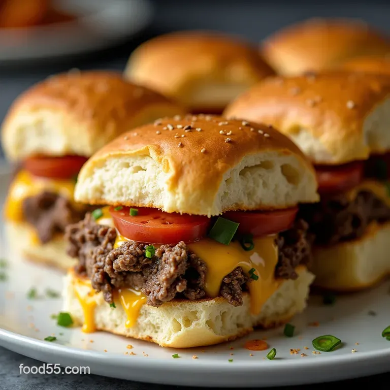 Easy Baked Philly Cheesesteak Sliders Recipe on Hawaiian Rolls