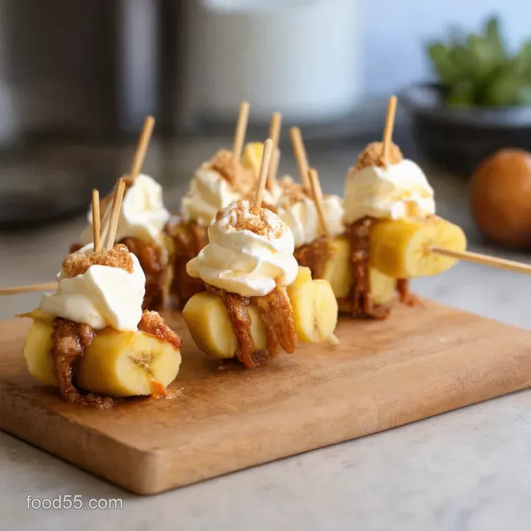 Banana Split Skewers a Summertime Celebration on a Stick presentation