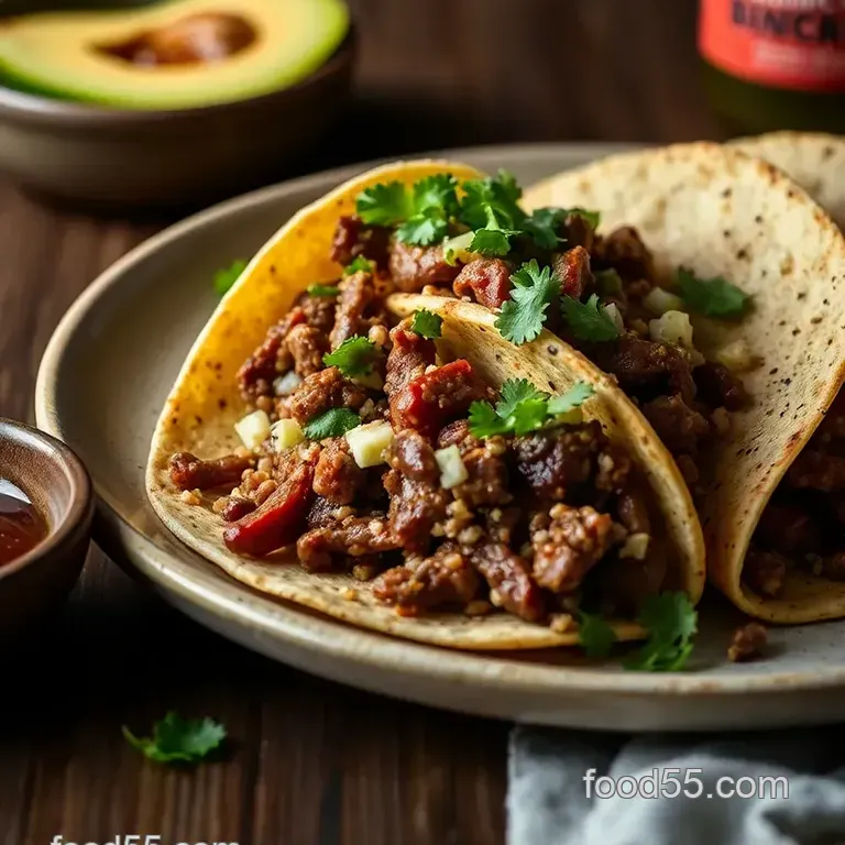 Bangin' Ground Beef Tacos: A Simple Supper presentation