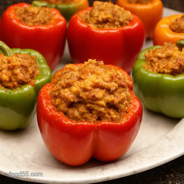 Bell Pepper Boats Easy Stuffed Peppers for a Weeknight Win presentation