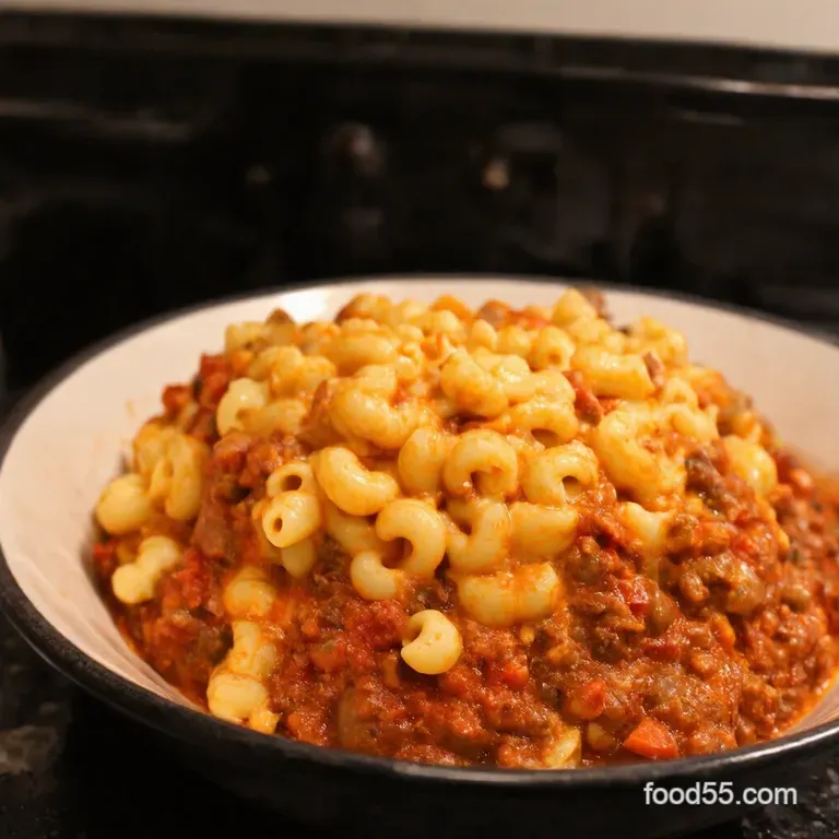 Bellybustin Chili Mac Comfort Food Overload presentation