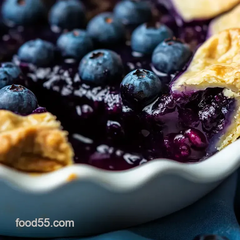 Berry Good Classic Blueberry Pie (with a Secret!) presentation
