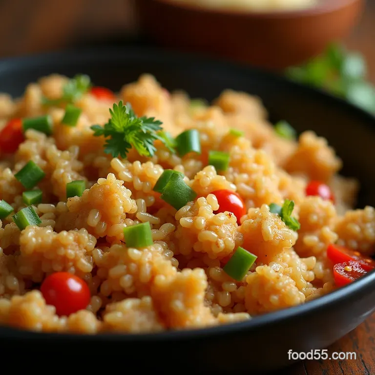 Wok Roll Better Than Takeout Cauliflower Fried Rice presentation