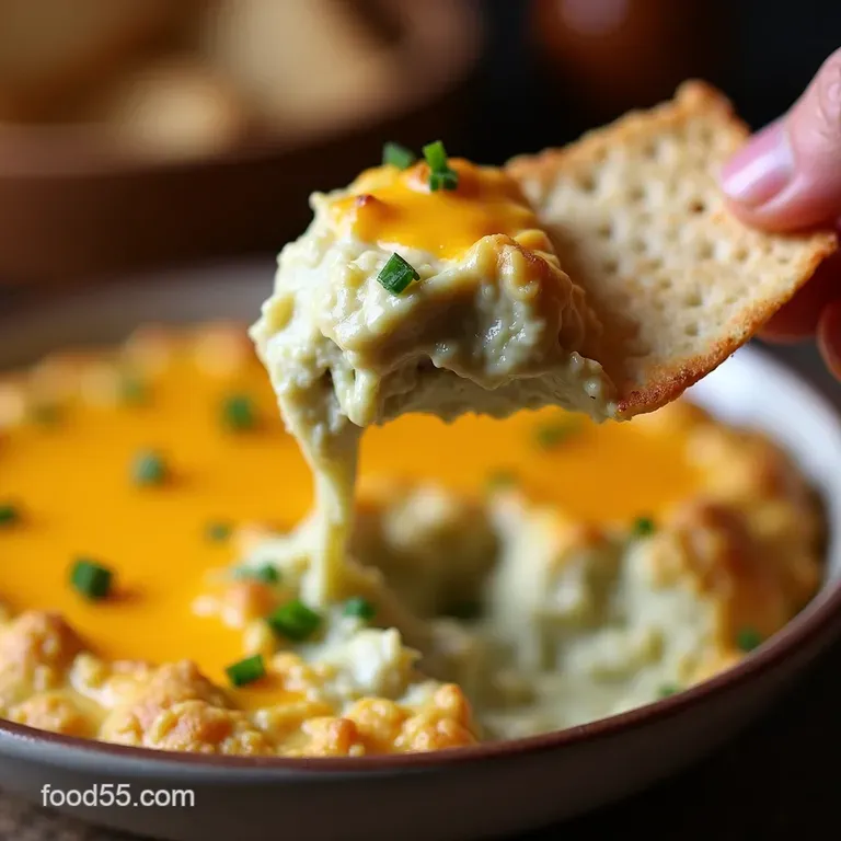 The Ultimate Cheesy Garlicky Artichoke Dip a Crowdpleaser That Never Fails presentation