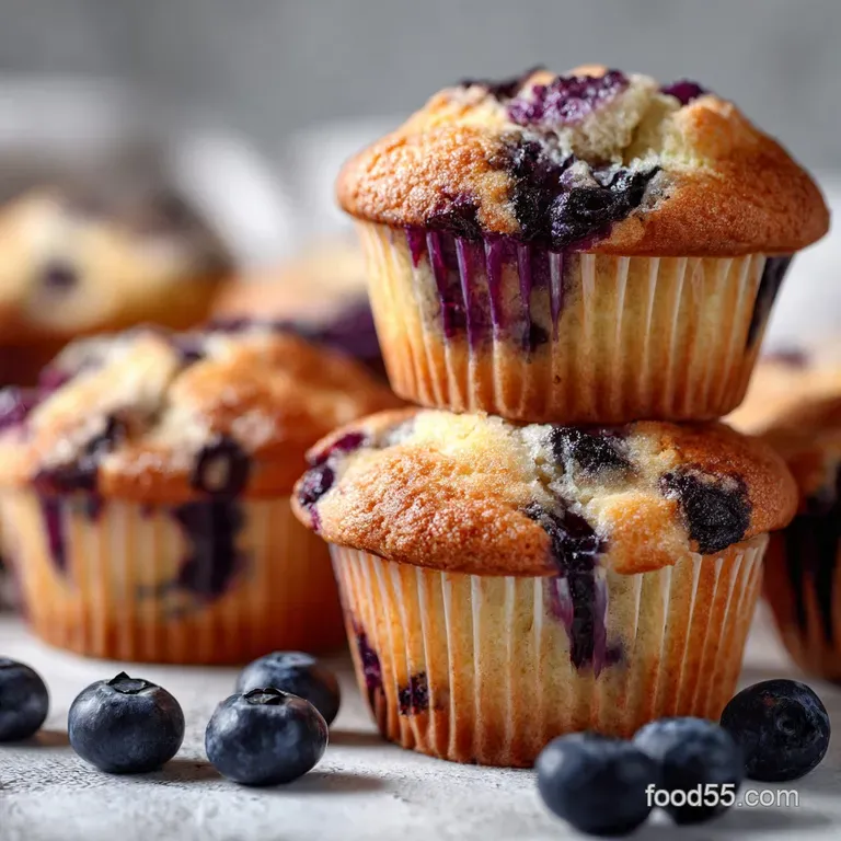 Bisquick Blueberry Muffins with Streusel Topping