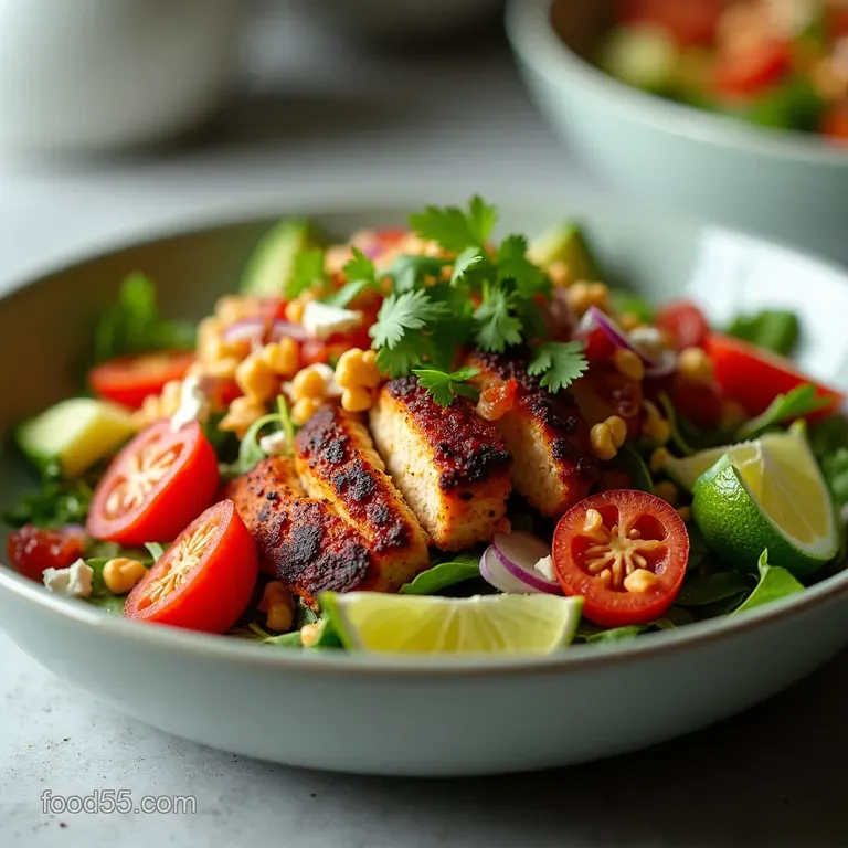 Blackened Chicken Fiesta Salad My Weeknight Favorite Smoky Bright