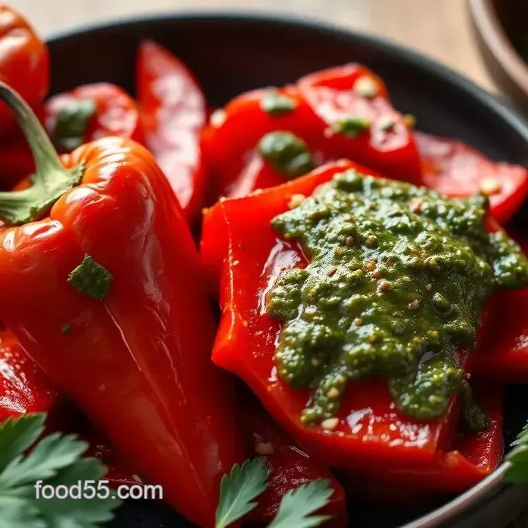 Roasted Red Pepper Chimichurri Recipe