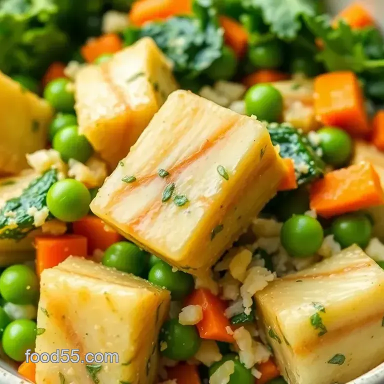 Delicious Veggie-Packed Fish Food Cubes