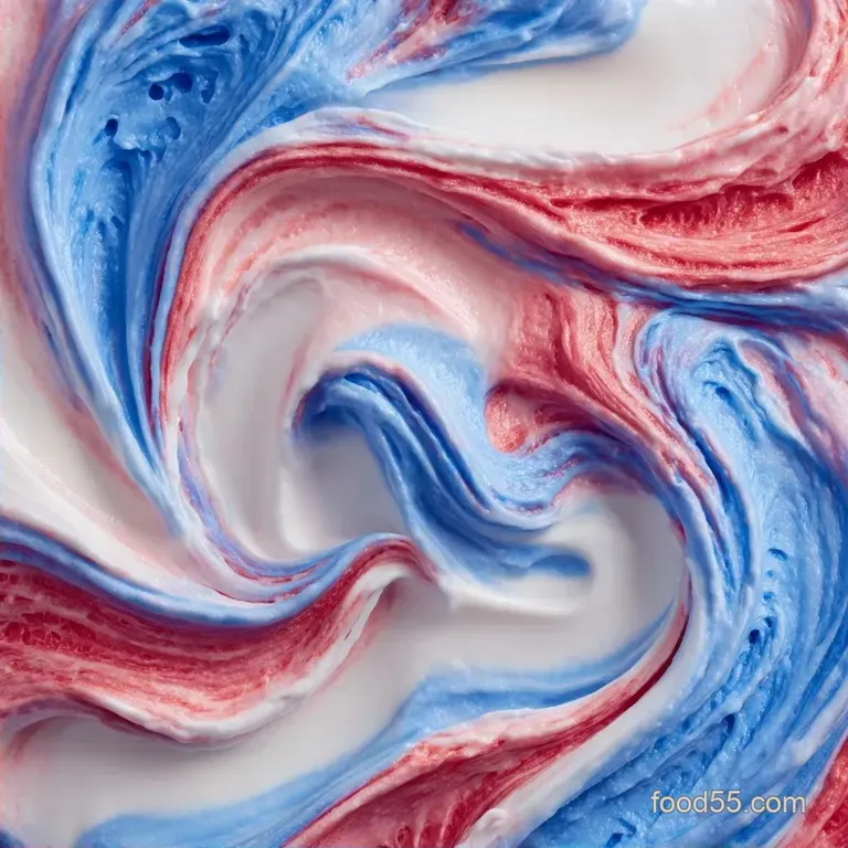Red White Blue Ice Cream: Silky and Vibrant