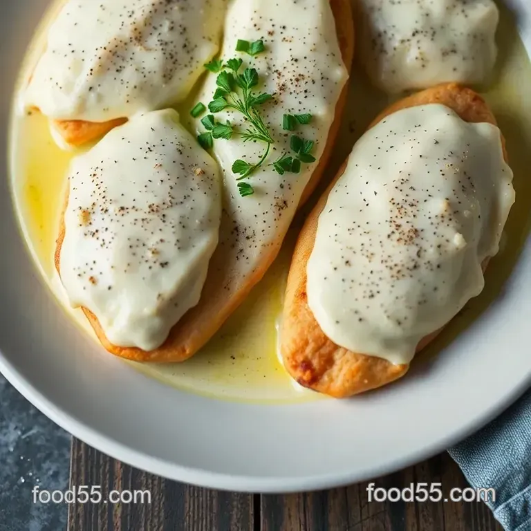 Boursin-Stuffed Chicken Breasts: A Creamy Delight presentation