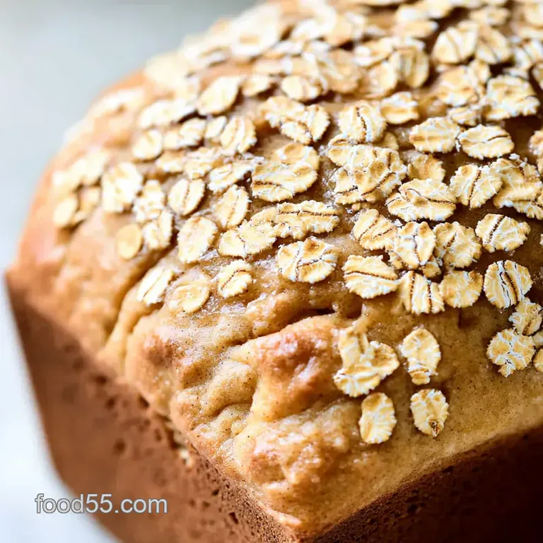 Bread Machine Honey Oat Bread presentation