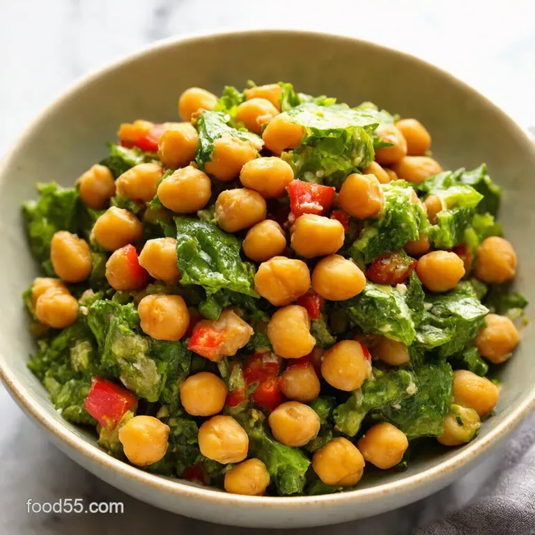 Bright Mediterranean Chickpea Salad Belly Full Style presentation