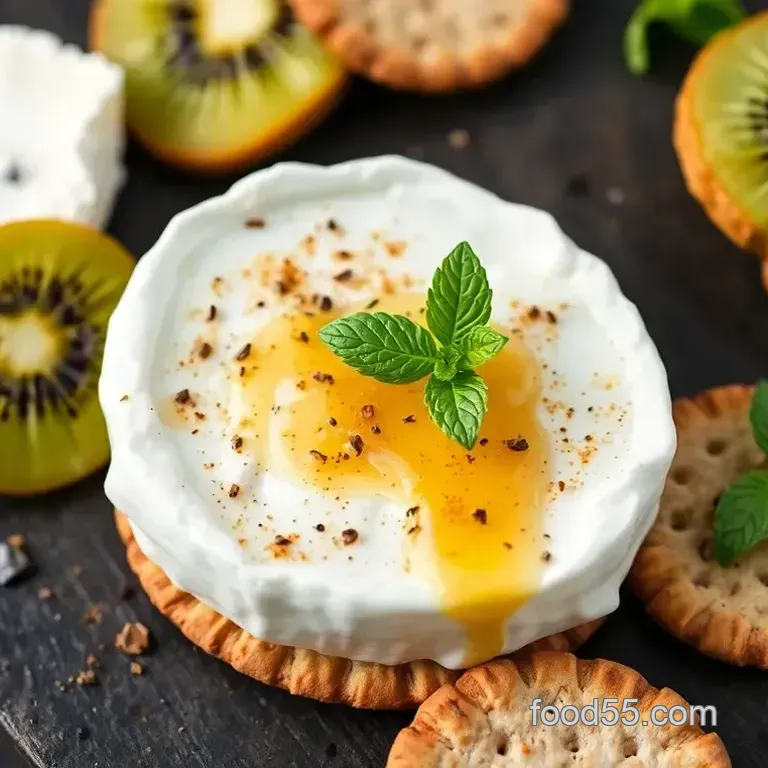 Easy & Delicious Broil Brie with Sweet Kiwi Chips in 25 Min: My Go-To Recipe