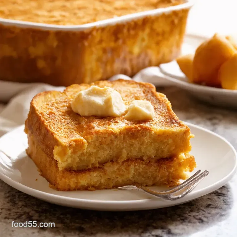 Budgetfriendly Overnight French Toast Casserole presentation