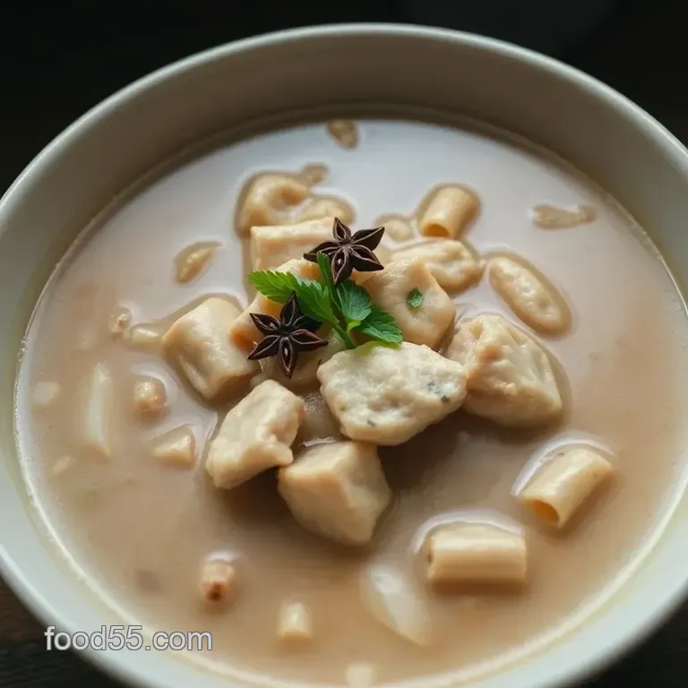 Bun Moc: Authentic Vietnamese Noodle Soup Recipe presentation
