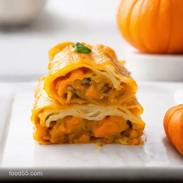 Butternut Bliss Lasagna Rolls presentation