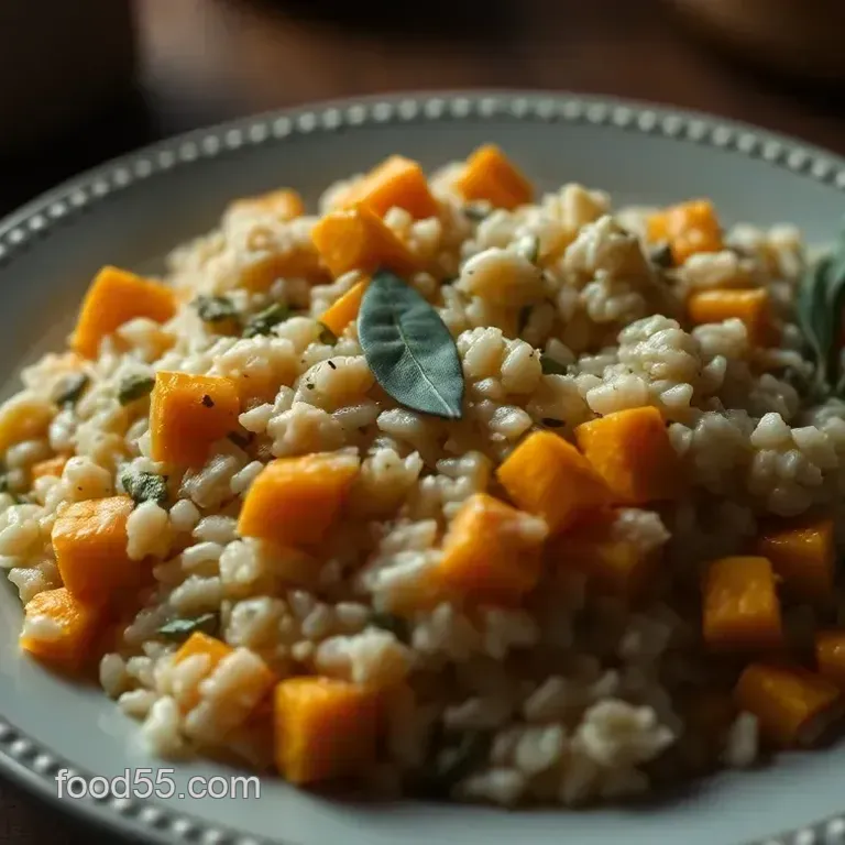 Butternut Squash Risotto with Sage and Parmesan