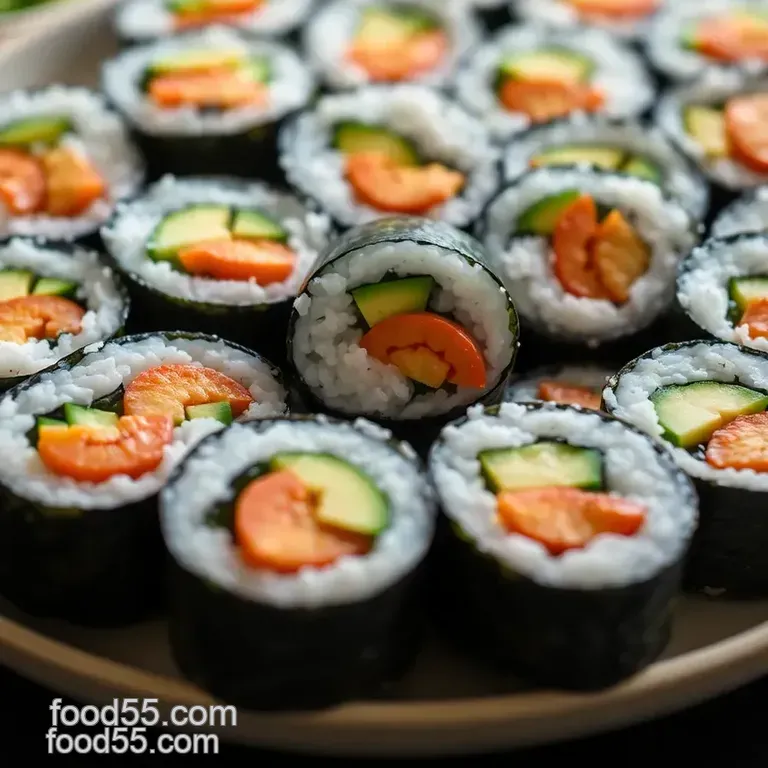 California Dreaming: The Ultimate Homemade California Roll presentation