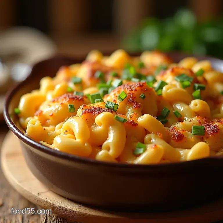 Cheeky Cauliflower Comfort the Ultimate Baked Mac and Cheese presentation