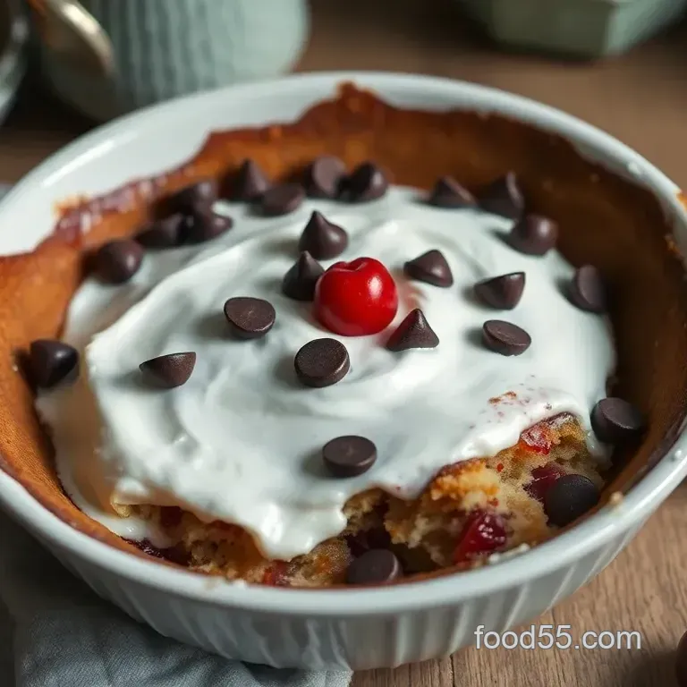 Charming Cherry Chip Cake: A Delightful Treat!