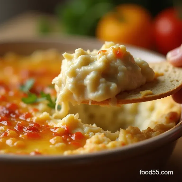 The Ultimate Cant Stop Eating It Hot Crab Artichoke Dip presentation