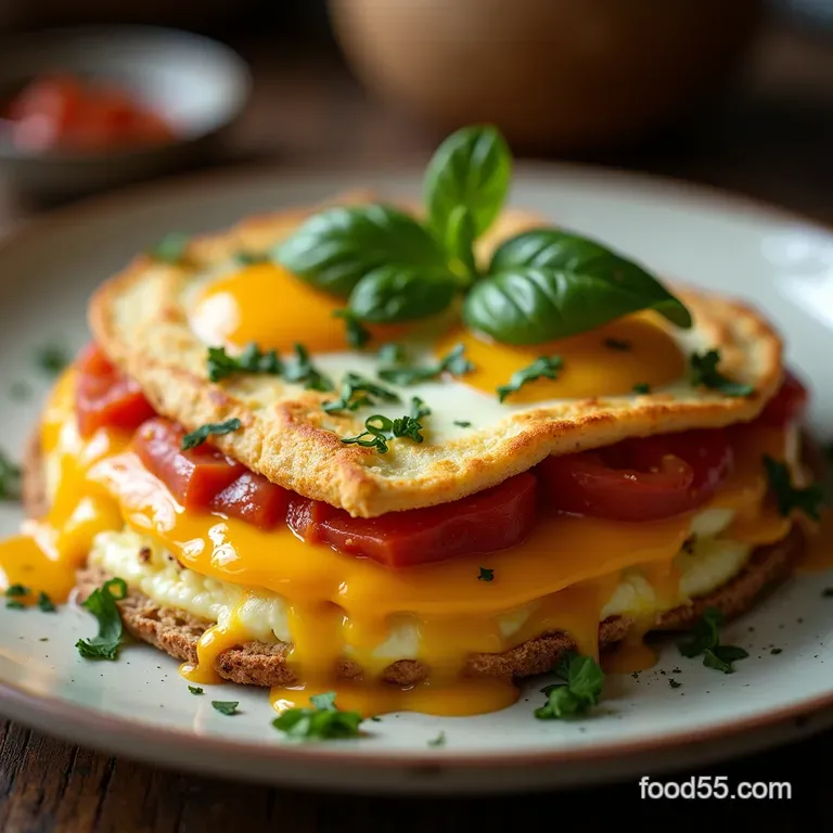 The AllDay Brekkie Cheesy Tomato Egg Melts