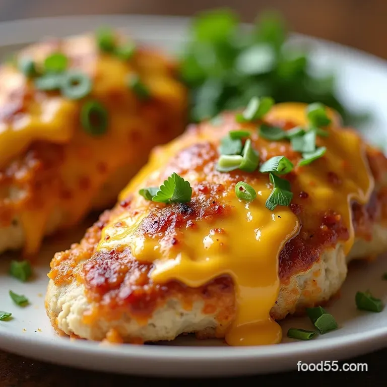 Firecracker Fiesta DoubleCheesy Jalapeño Popper Stuffed Chicken Breasts