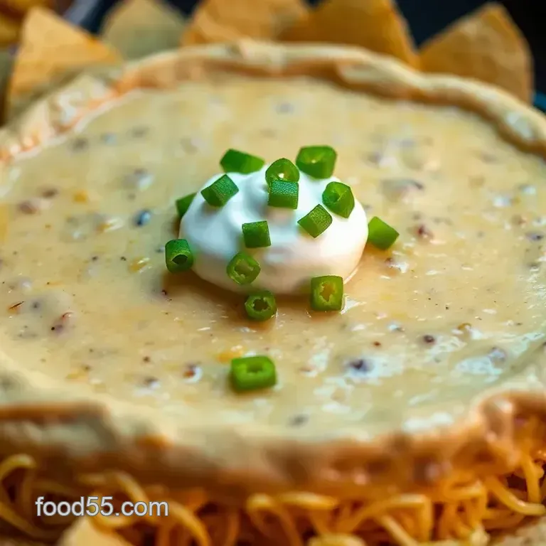 Cheesy Refried Bean Dip Delight