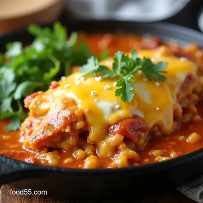The Weeknight Wonder Cheesy Rotisserie Chicken Enchilada Skillet Bake