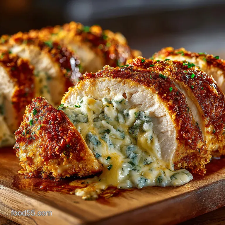 Cheesy Stuffed Buffalo Chicken Breasts Creamy Buffalostuffed Chicken presentation