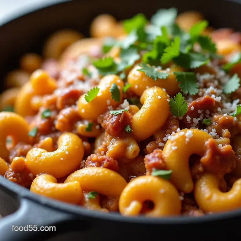 The Ultimate OnePot Wonder Cheesy Turkey Taco Chili Mac