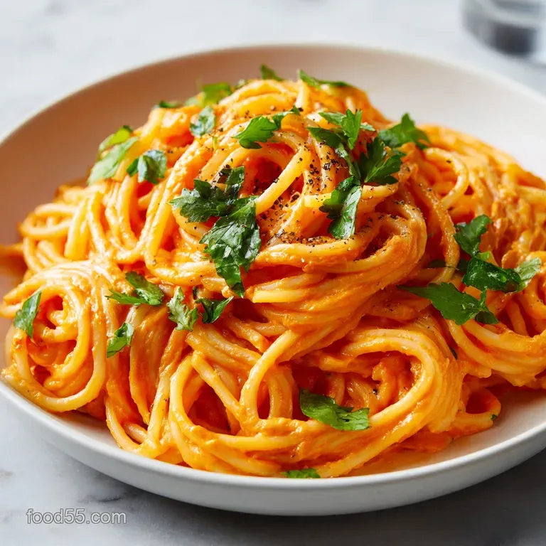 Creamy Tomato Pasta: the Chefs Secret Revealed presentation