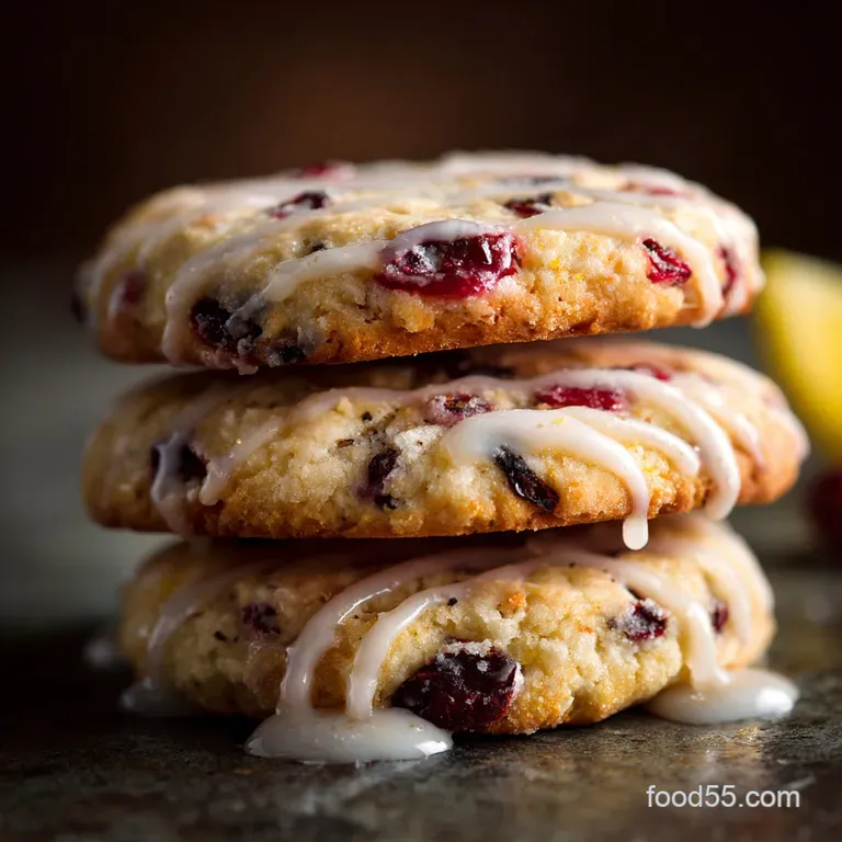 Lemon Cranberry Cookies: the Chewy Citrus Chewies Recipe presentation