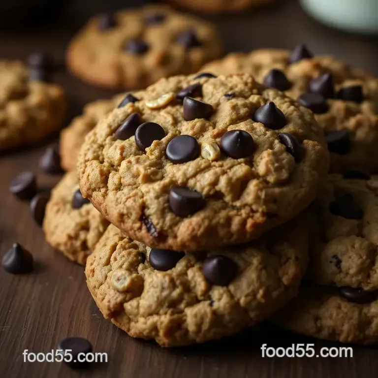 Chewy Oatmeal Chocolate Chip Cookies: a Wholesome Delight presentation