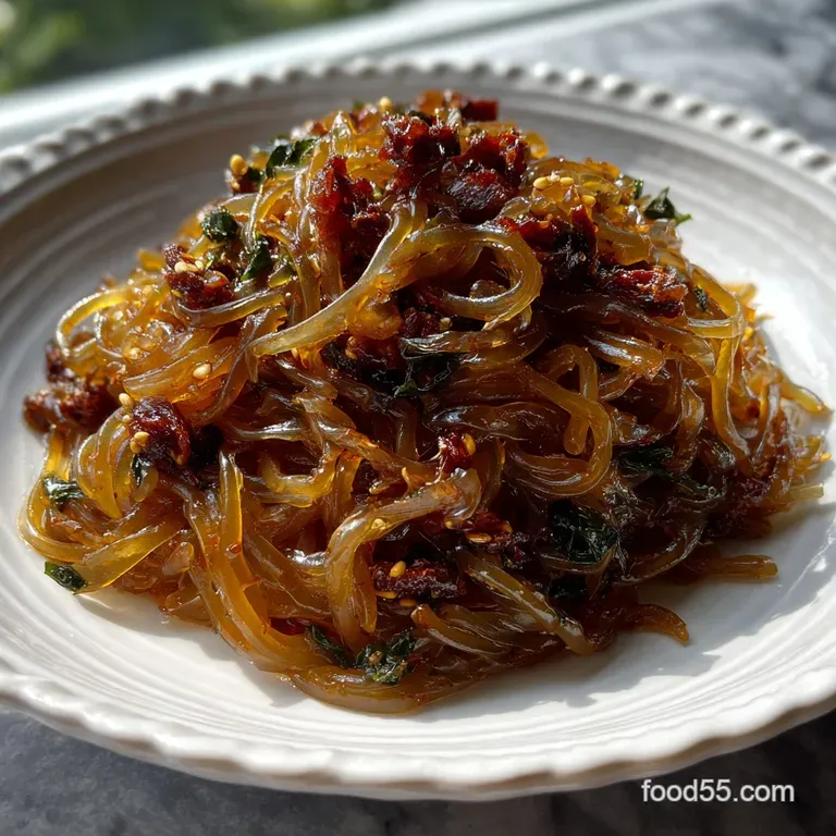Chili Oil Kelp Noodles: 10-Minute Smoky Asian Salad