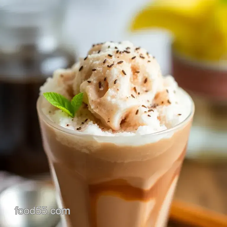 Chill Mocha Granita: A Refreshing Treat presentation