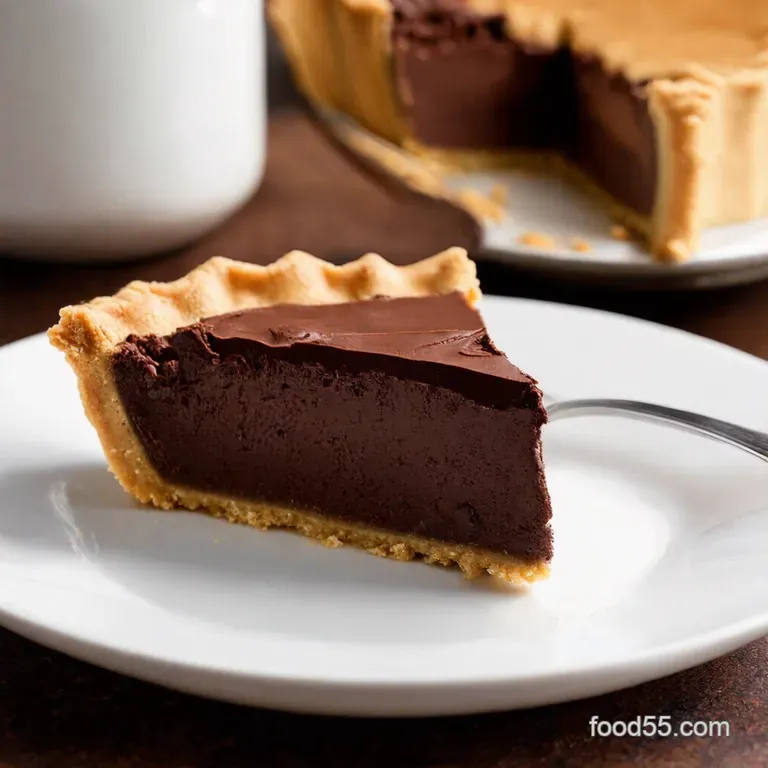 Chocolate Bliss Pie the Easiest Chocolate Pie Youll Ever Make presentation